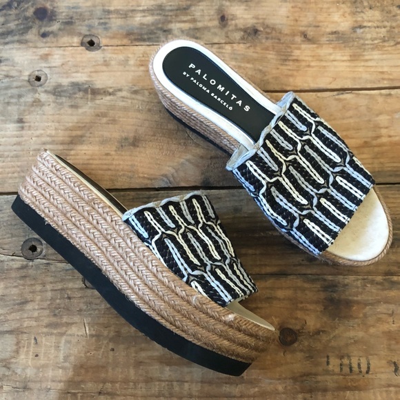 Paloma Barcelo Shoes - Palomitas Paloma Barcelo 41 Black White Platform